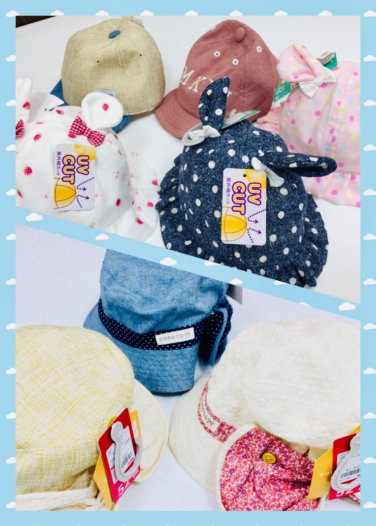 春〜夏  帽子 入荷