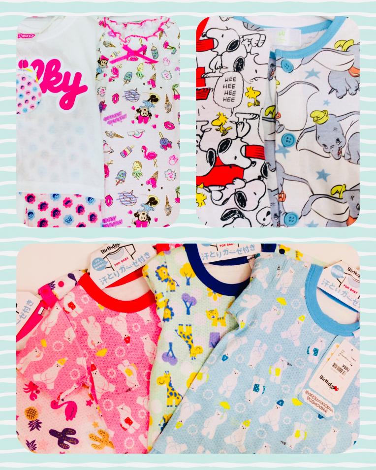春〜夏パジャマ  勢揃い