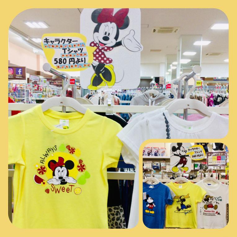 キャラクターTシャツ    580円より