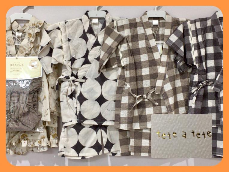 tete  a  tete       キッズサイズ甚平&浴衣ドレス