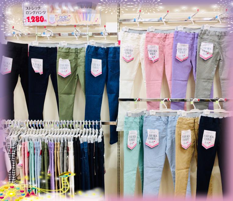 新作ストレッチパンツ       ジュニアサイズ    