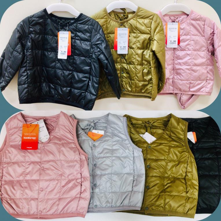 薄手で暖かい   中綿ベスト   