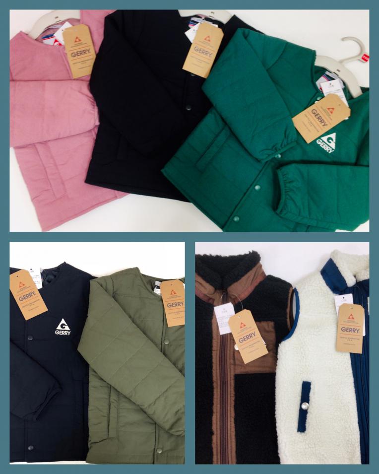 GERRY（ジェリー）  新カラー入荷