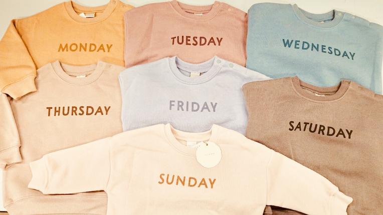 tete a tete     曜日トレーナー