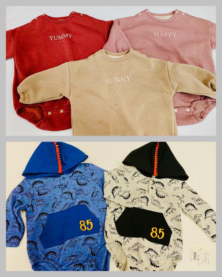 ロンパースもございます！！  tete a tete 