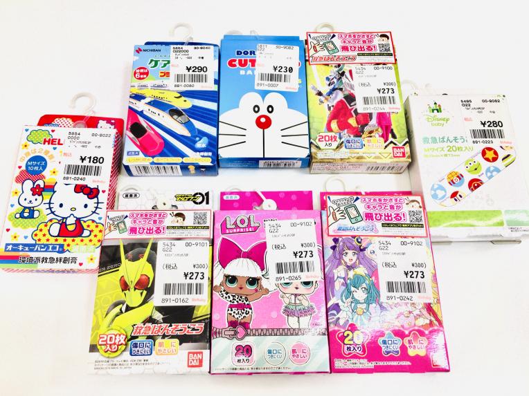 キャラクター絆創膏