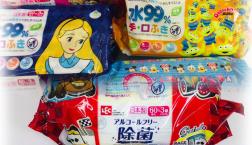 キャラクターおしりふき・手口拭き