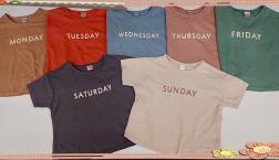 tete a tete   新作入荷     曜日Tシャツ