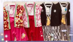 袴カバーオール  新柄入荷