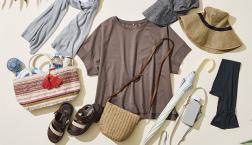 帽子と日傘と太陽と